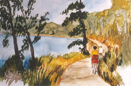 Radweg um die Wuppersperre