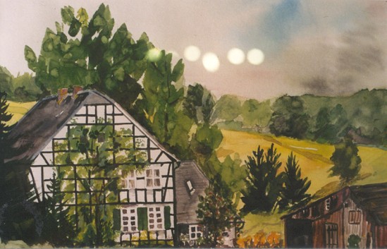 Fachwerkhaus im Bergischen Land