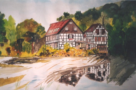 Schleifkotten an der Wupper bei Solingen