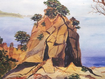 Felsen am Strand bei Cala Ratjada
