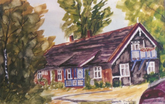 Altes Fischerhaus auf der Kurischen Nehrung (Litauen)