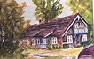 Altes Fischerhaus auf der Kurischen Nehrung (Litauen)