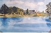 Wormditt (Orneta) - Oberteich mit Pumpenh�uschen/Polen