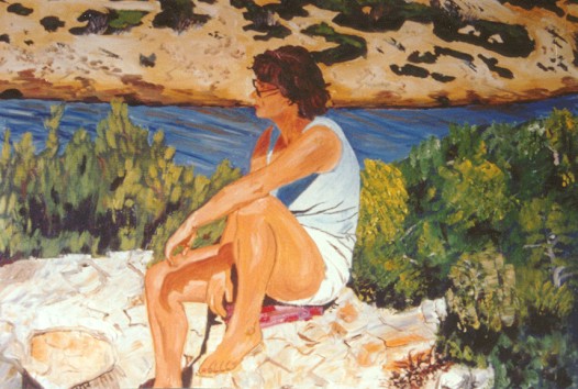 Grete am Meeresarm
