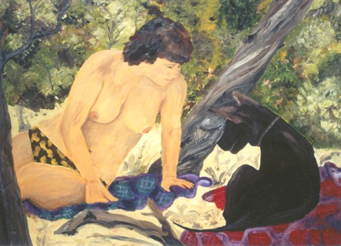 Frau am Strand I