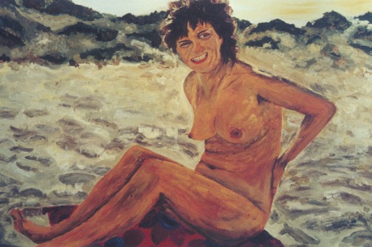Frau am Strand II