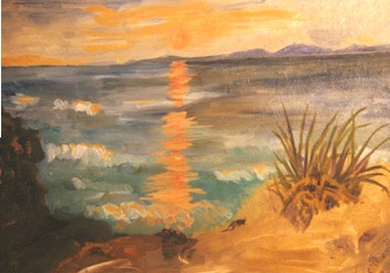Sonnenaufgang am Strand