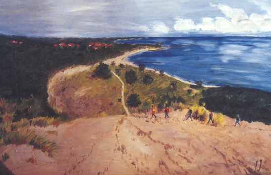 Landschaft bei Nidden - Kurische Nehrung (heute Polen)