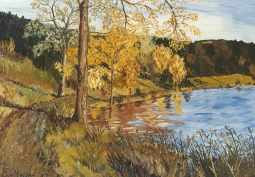 Eifelmaar im Herbst